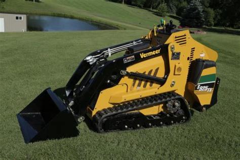 vermeer stand on skid steer|smallest walk behind skid steer.